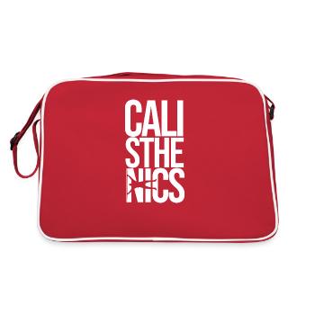 Calisthenics - Retro Tasche - Rot/Weiß - Hinten