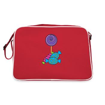 Candy - Retro Bag - red/white - Back