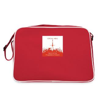 Croom Abu - Retro Tasche - Rot/Weiß - Hinten