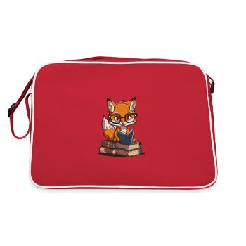 Renard intelligent - Sac Retro - rouge/blanc - Dos