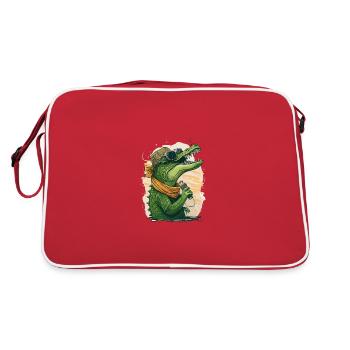 Croc Harmoniciste - Sac Retro - rouge/blanc - Dos