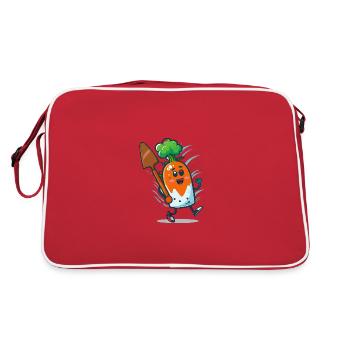 Cuisine de carottes - Sac Retro - rouge/blanc - Dos
