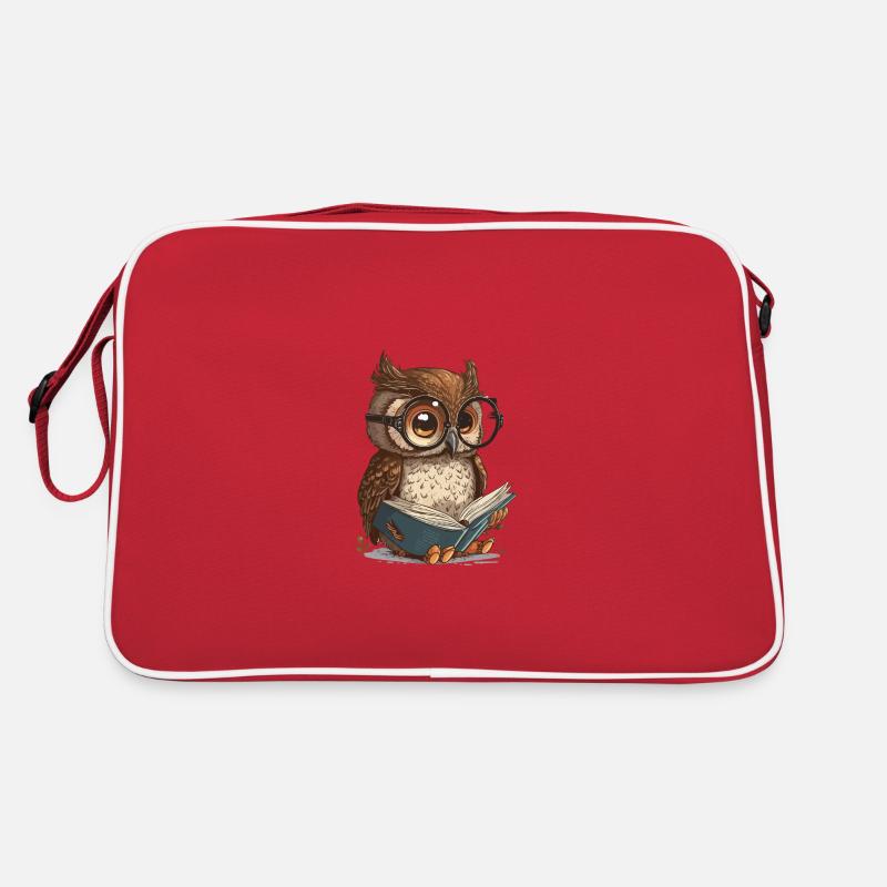 Weise Eule Retro Tasche