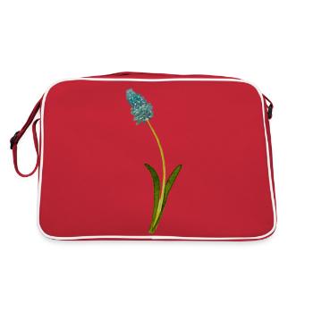 Grape hyacinth - Retro Bag - red/white - Back