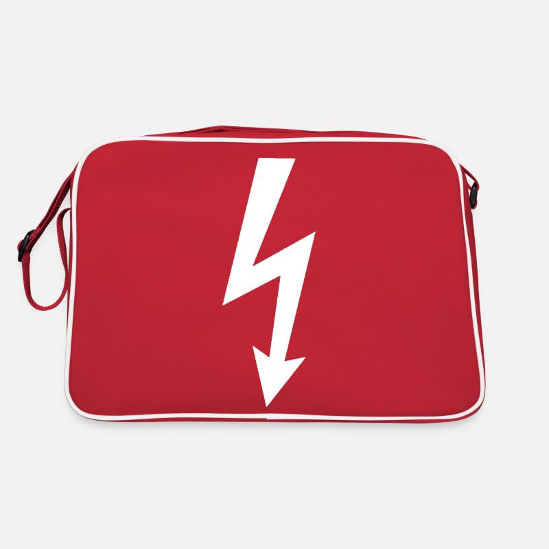 Blitz Logo Retro Tasche