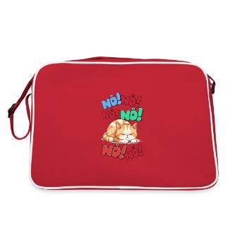 Non, non, non, non, non - Sac Retro - rouge/blanc - Dos