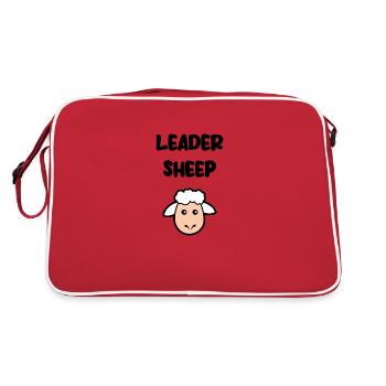 Leader sheep - Sac Retro - rouge/blanc - Dos