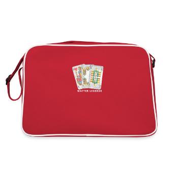 Watter Légende Watten Max Belle machine pointue - Sac Retro - rouge/blanc - Dos