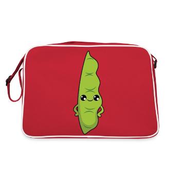 Haricots verts - Sac Retro - rouge/blanc - Dos