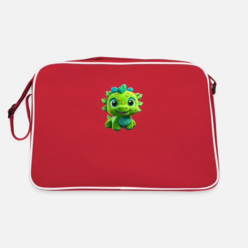 Tinysaure - Sac Retro - rouge/blanc