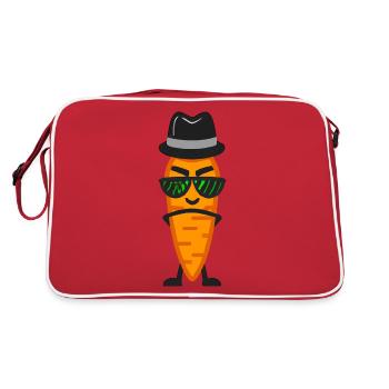 Carotte de gangster mignon - Sac Retro - rouge/blanc - Dos