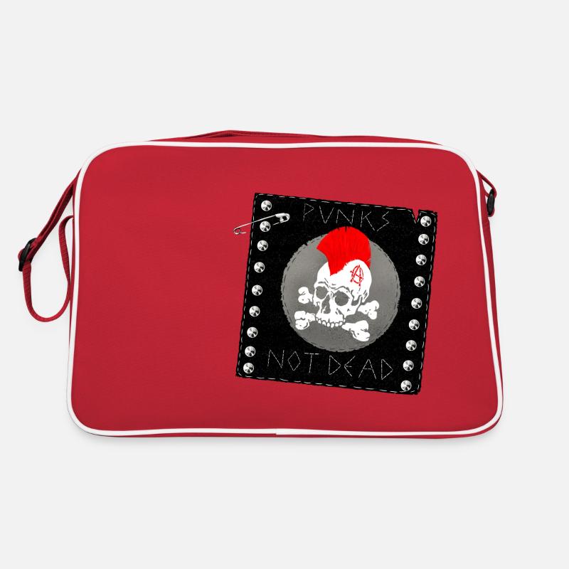 punks pas patch mort Sac Retro