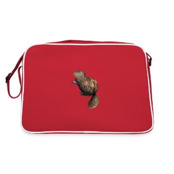 Bieber - Sac Retro - rouge/blanc - Dos