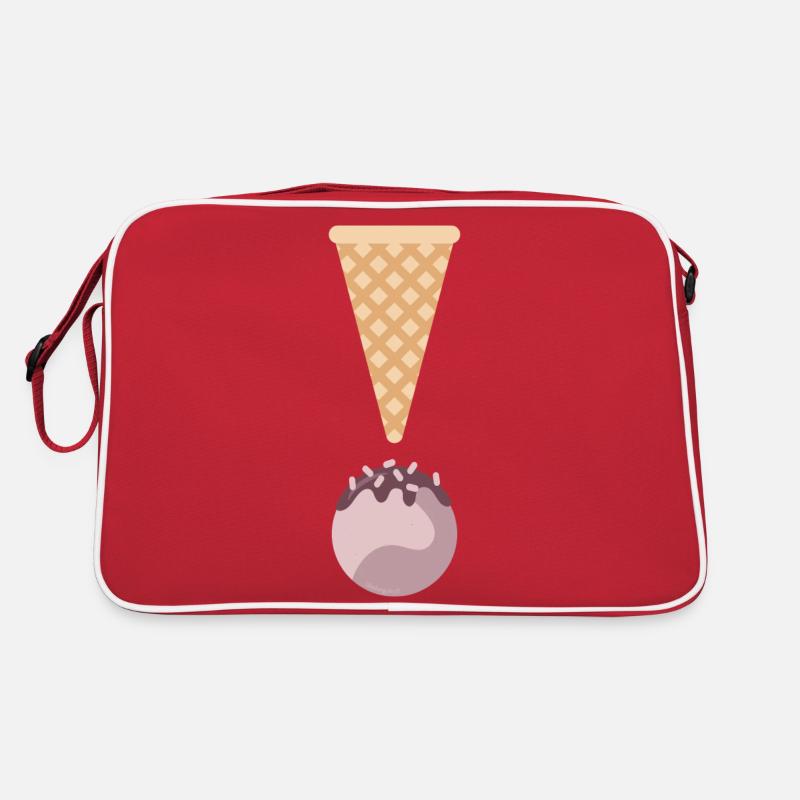 Une glace, un point c'est tout! Sac Retro