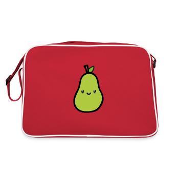 Pear - Retro Bag - red/white - Back