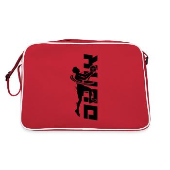 Basketball "Dunking The Dunk" basketball game - Retro Bag - red/white - Back