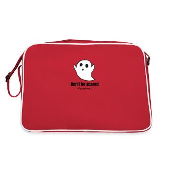 Dont be scared - Retro Bag - red/white - Back