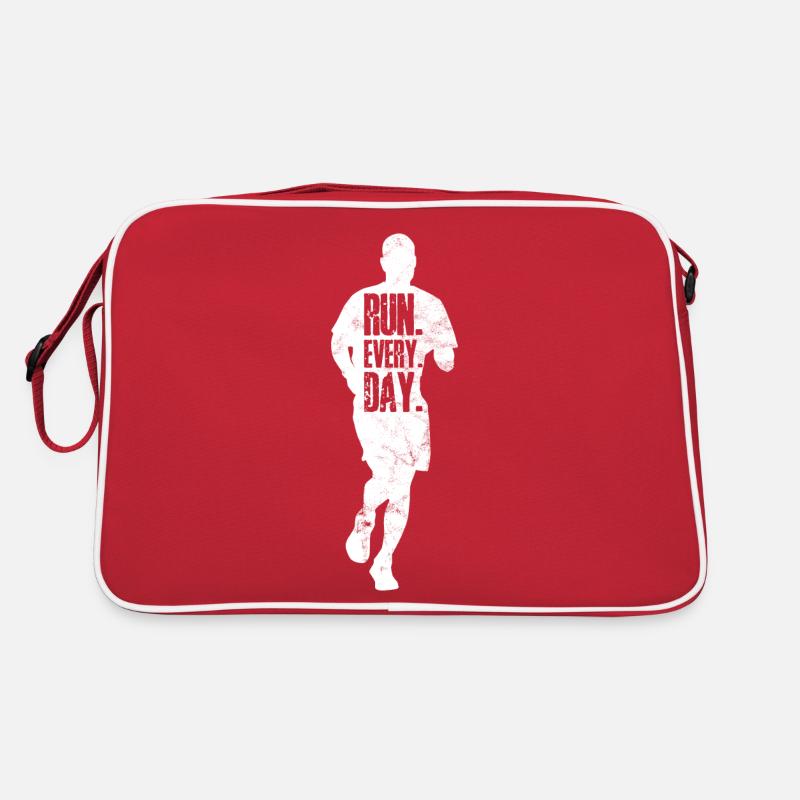 Jeden Tag laufen - Streak Runner Retro Tasche