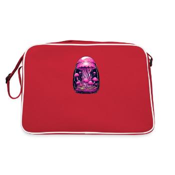 Magic mushroom vessel - Retro Bag - red/white - Back