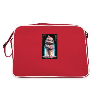 ice cream glace scream - Sac Retro - rouge/blanc - Dos