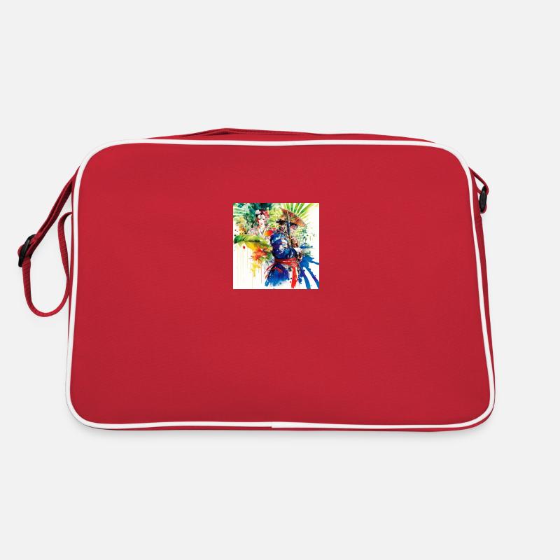 Samurai Fobidden Liebe Retro Tasche