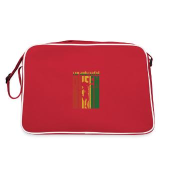 Juneteenth Black History Day Pride Gift - Retro Bag - red/white - Back