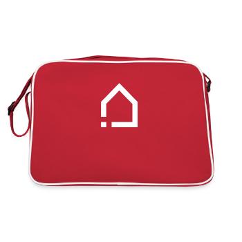 APP Icon: Smart FLAT (White/Transparent) - Retro Bag - red/white - Back