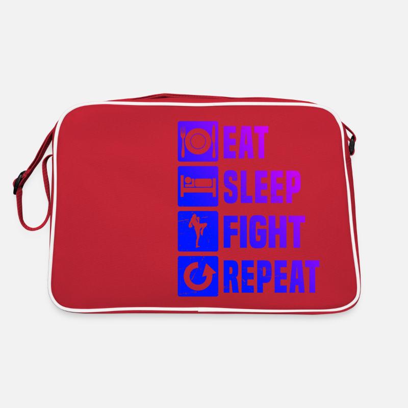 Muay Thai Boxer Thaï Boxe Thaï Boxe Thaï Hommes Sac Retro
