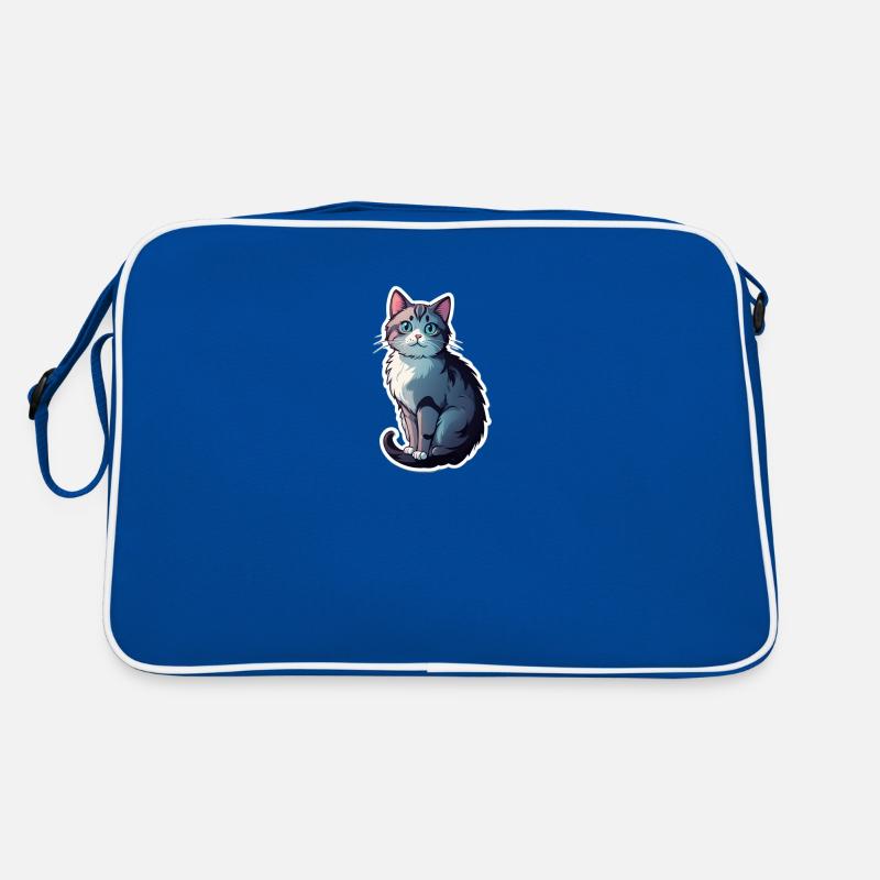 Cute cat Retro Tasche