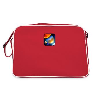 Medley de Planètes - Sac Retro - rouge/blanc - Dos
