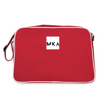MKA Holo Effect - Retro Bag - red/white - Back