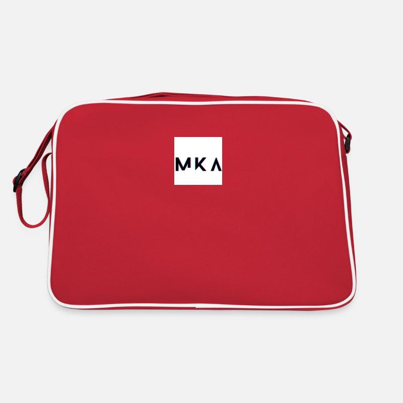 MKA Holo Effect - Retro Tasche - Rot/Weiß