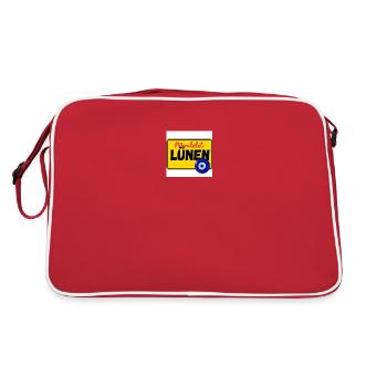 Memleket Lünen - Retro Tasche - Rot/Weiß - Hinten