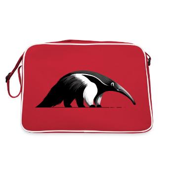 Fourmilier - Sac Retro - rouge/blanc - Dos