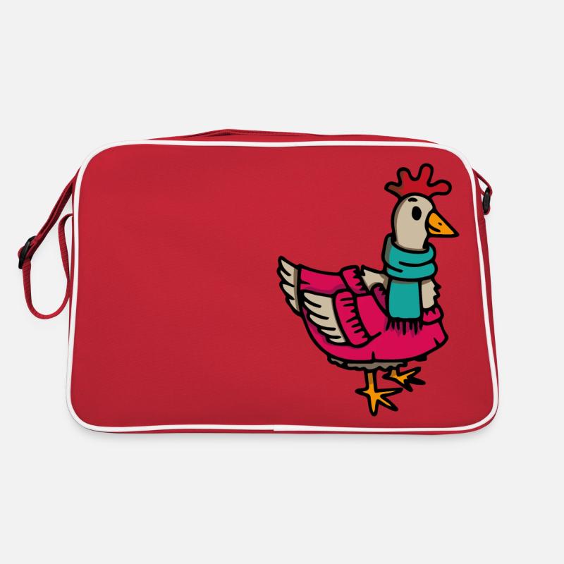 Poulet Poule Crazy Chicken Sac Retro