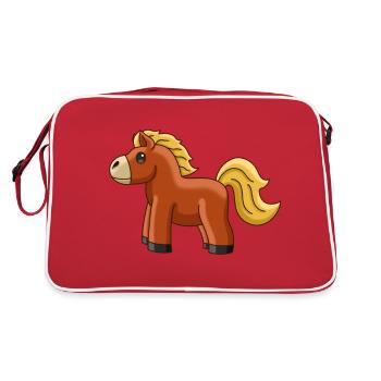 Gentil petit cheval - Sac Retro - rouge/blanc - Dos
