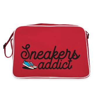 sneakers addict MBP - Sac Retro - rouge/blanc - Dos