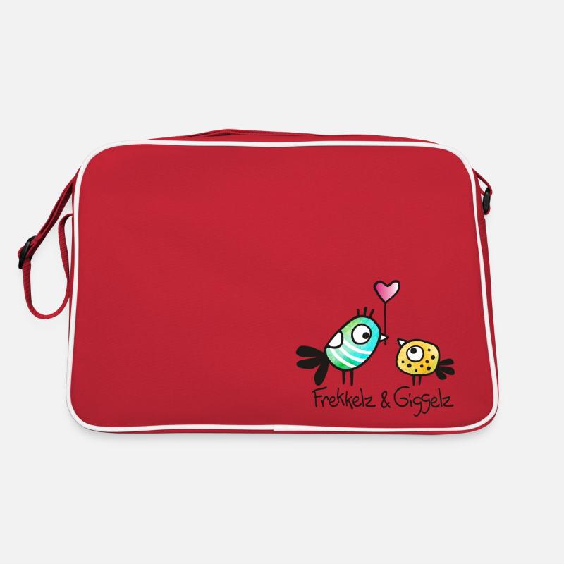 Herzgefühl von Frekkelz & Giggelz Retro Tasche