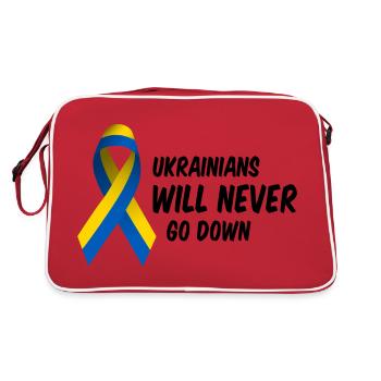 Déclaration de victoire pour la paix de la guerre en Ukraine - Sac Retro - rouge/blanc - Dos