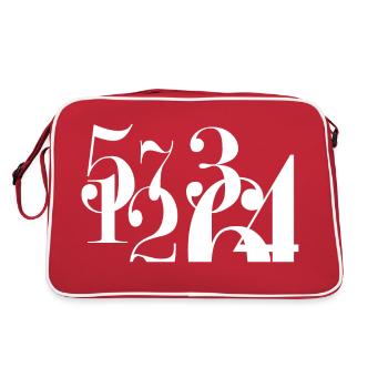 Pay- - Retro Bag - red/white - Back