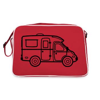 Motorhome Semi-Integrated - Contour - Retro Bag - red/white - Back