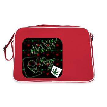 Hash Boy - Club WoW - Retro Bag - red/white - Back