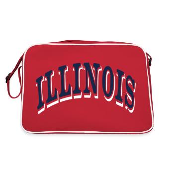 Illinois - Retro Bag - red/white - Back