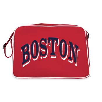 Boston - Retro Bag - red/white - Back