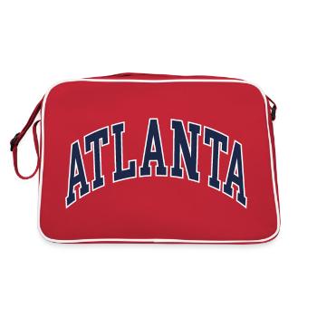 Atlanta - Retro Bag - red/white - Back