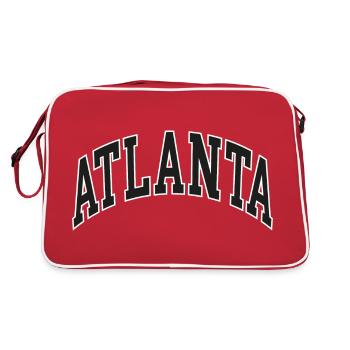 Atlanta - Retro Bag - red/white - Back