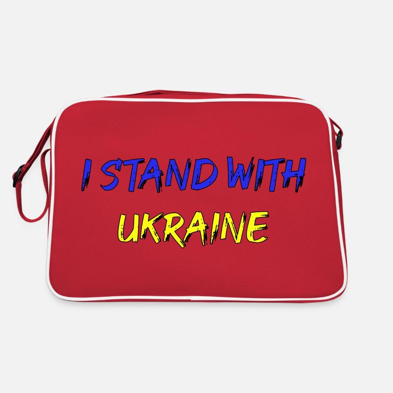 Je suis avec l’Ukraine Guerre de paix Russie Poutine Sac Retro