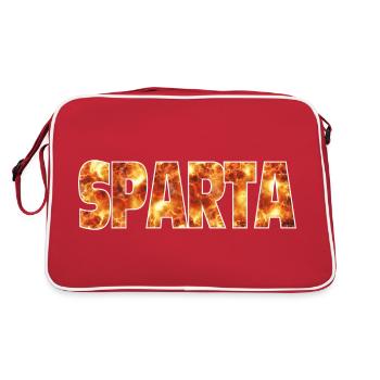 Sparta - Retro Bag - red/white - Back