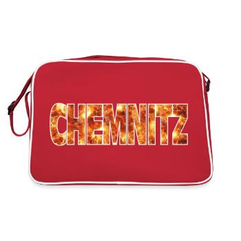 Chemnitz - Retro Bag - red/white - Back