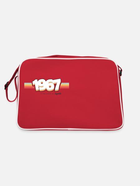 1967 Die Geburt der Legenden - Retro Tasche - Rot/Weiß